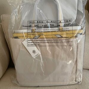 Small Cutout Logo Tote